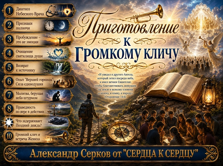 9 тема из серии: "Приготовление к громкому кличу"