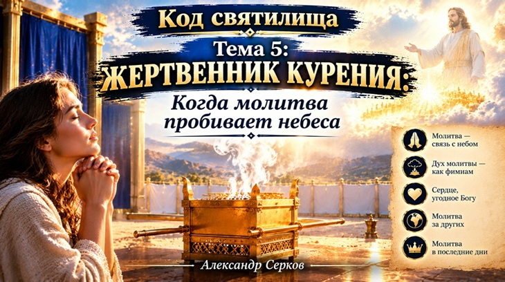 Код святилища. 5 тема. Жертвенник курения